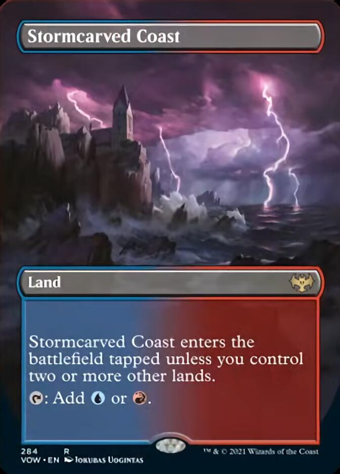 Stormcarved Coast (Borderless) [Innistrad: Crimson Vow] | Play N Trade Winnipeg