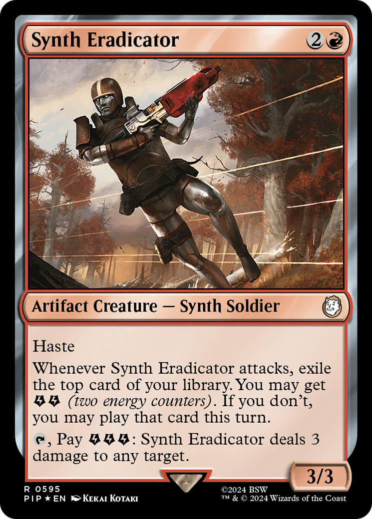 Synth Eradicator (Surge Foil) [Fallout] | Play N Trade Winnipeg