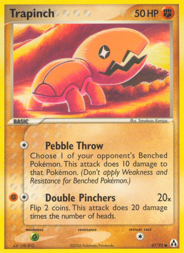 Trapinch (67/92) [EX: Legend Maker] | Play N Trade Winnipeg