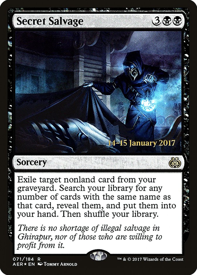 Secret Salvage  [Aether Revolt Prerelease Promos] | Play N Trade Winnipeg