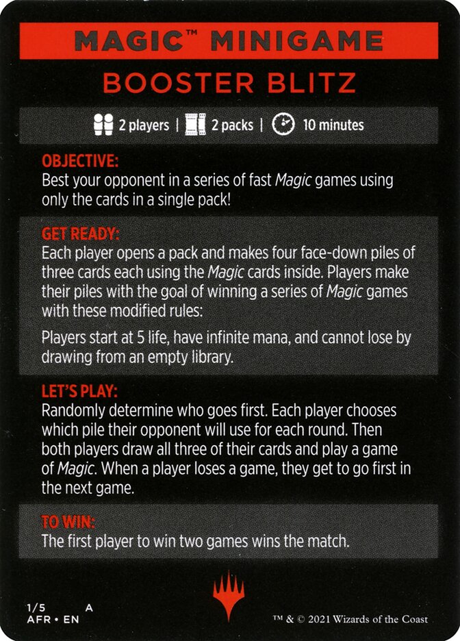 Booster Blitz (Magic Minigame) [Streets of New Capenna Minigame] | Play N Trade Winnipeg