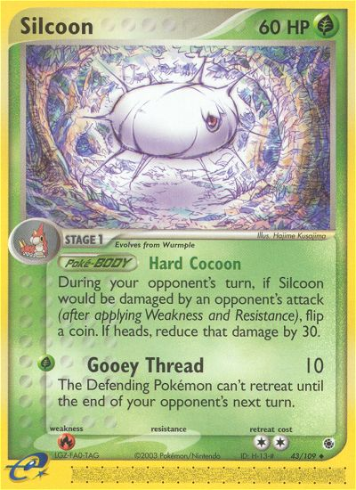 Silcoon (43/109) [EX: Ruby & Sapphire] | Play N Trade Winnipeg