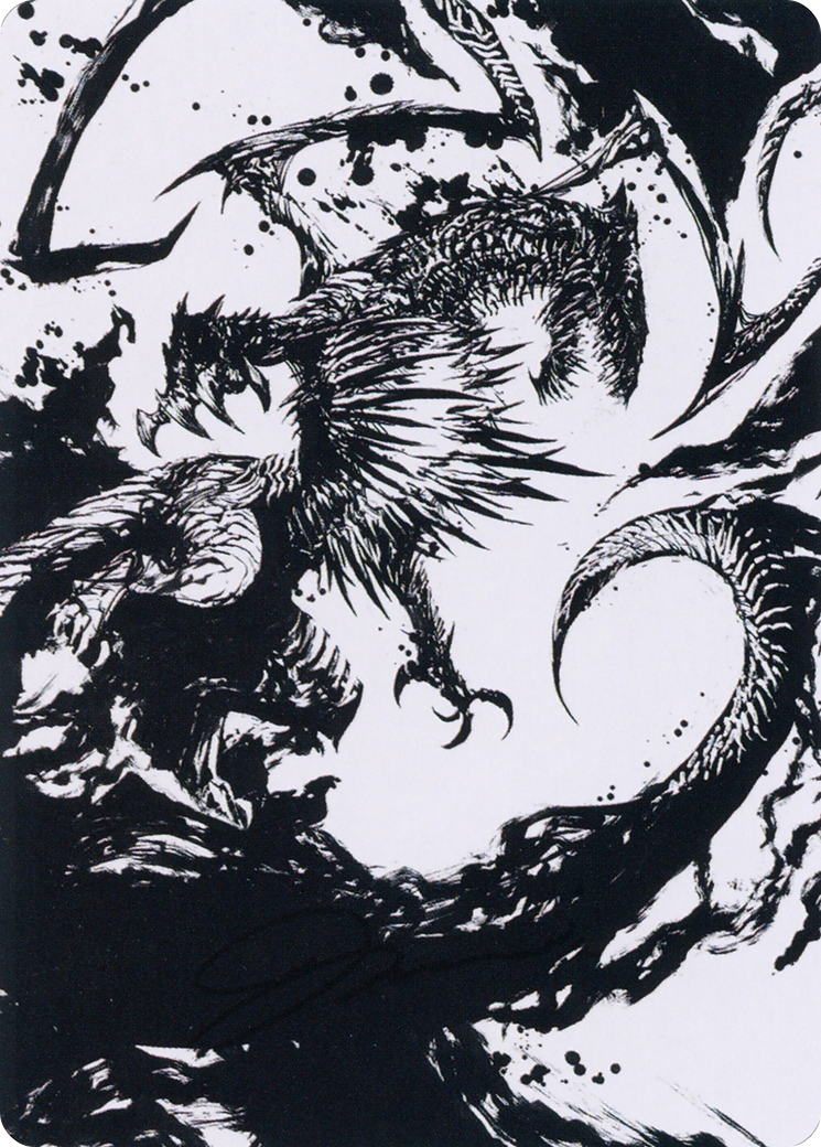 Skithiryx, the Blight Dragon Art Card [March of the Machine Art Series] | Play N Trade Winnipeg
