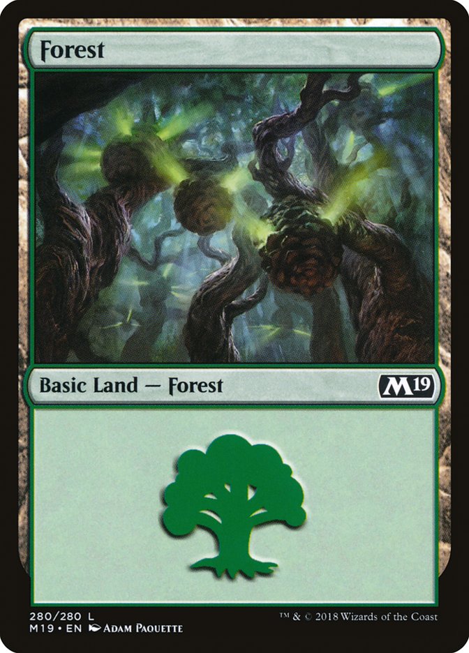 Forest (280) [Core Set 2019] | Play N Trade Winnipeg