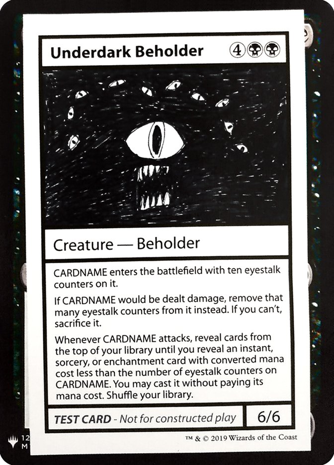 Underdark Beholder [Mystery Booster Playtest Cards] | Play N Trade Winnipeg