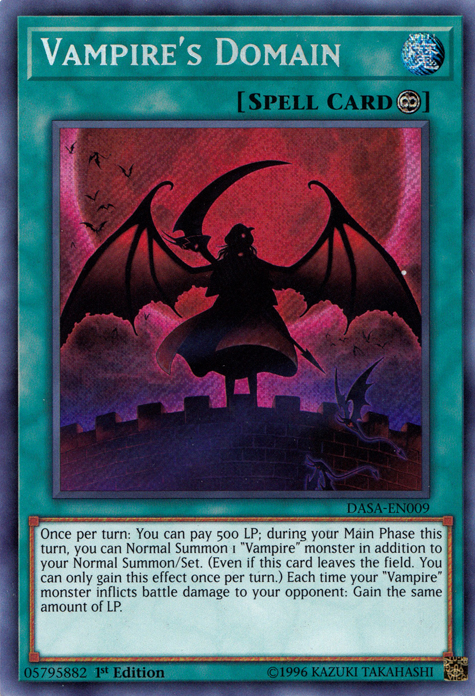 Vampire's Domain [DASA-EN009] Secret Rare | Play N Trade Winnipeg