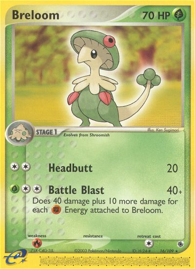 Breloom (16/109) [EX: Ruby & Sapphire] | Play N Trade Winnipeg