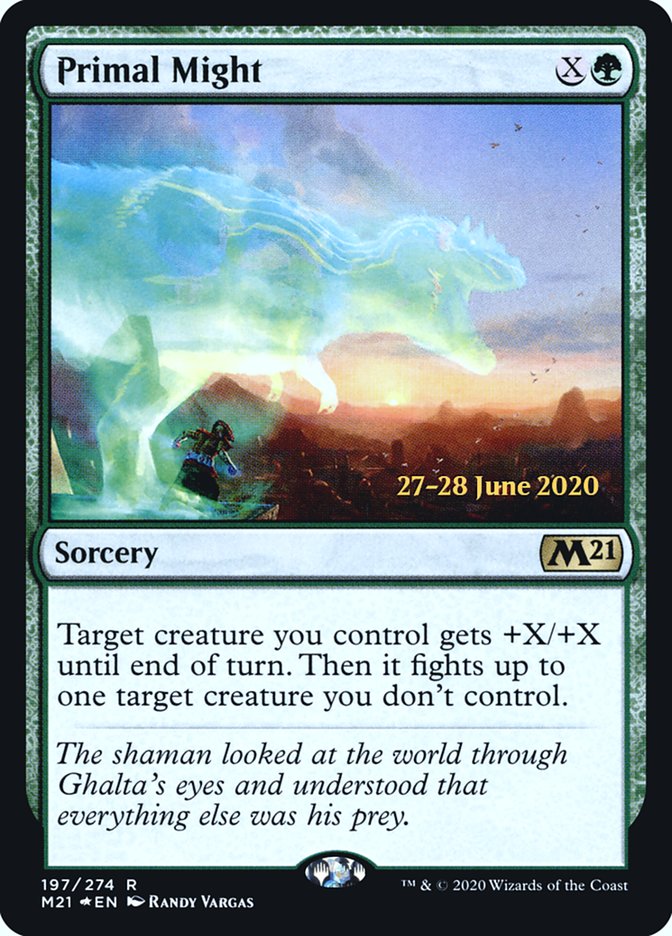 Primal Might  [Core Set 2021 Prerelease Promos] | Play N Trade Winnipeg