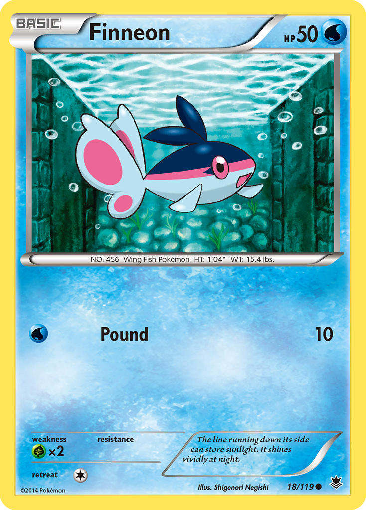 Finneon (18/119) [XY: Phantom Forces] | Play N Trade Winnipeg