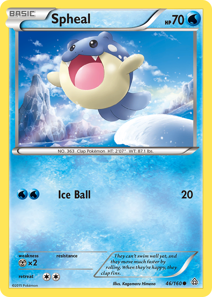 Spheal (46/160) [XY: Primal Clash] | Play N Trade Winnipeg