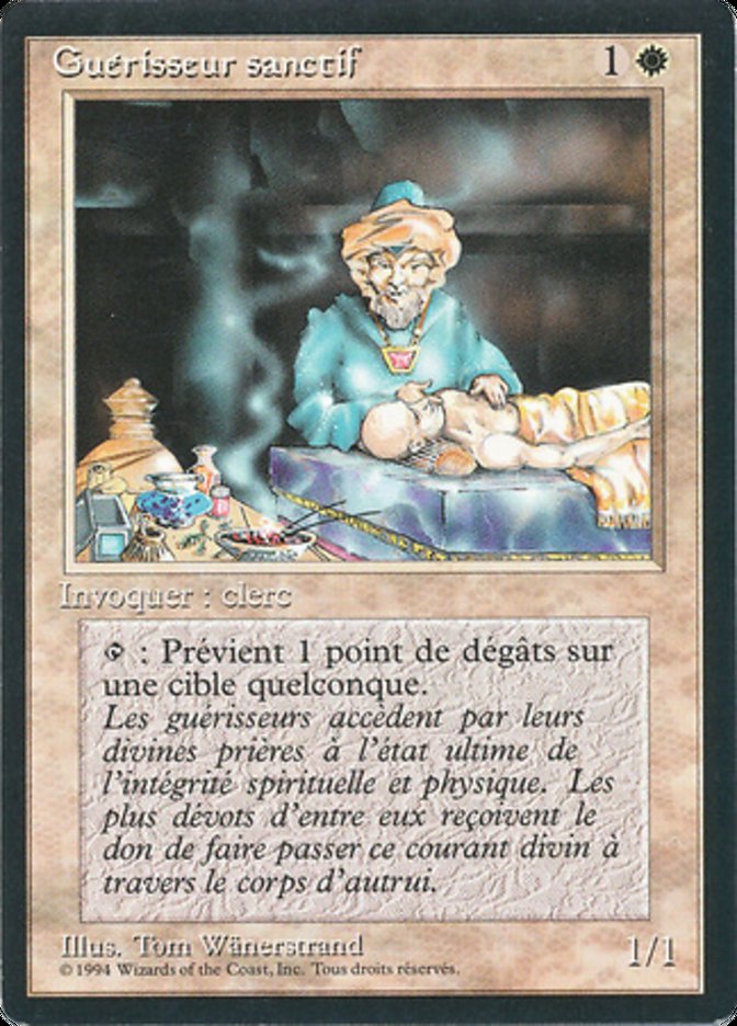 Samite Healer [Foreign Black Border] | Play N Trade Winnipeg