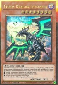 Chaos Dragon Levianeer (Alternate Art) [MAGO-EN017] Gold Rare | Play N Trade Winnipeg