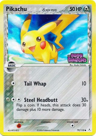 Pikachu (79/110) (Delta Species) (Stamped) [EX: Holon Phantoms] | Play N Trade Winnipeg