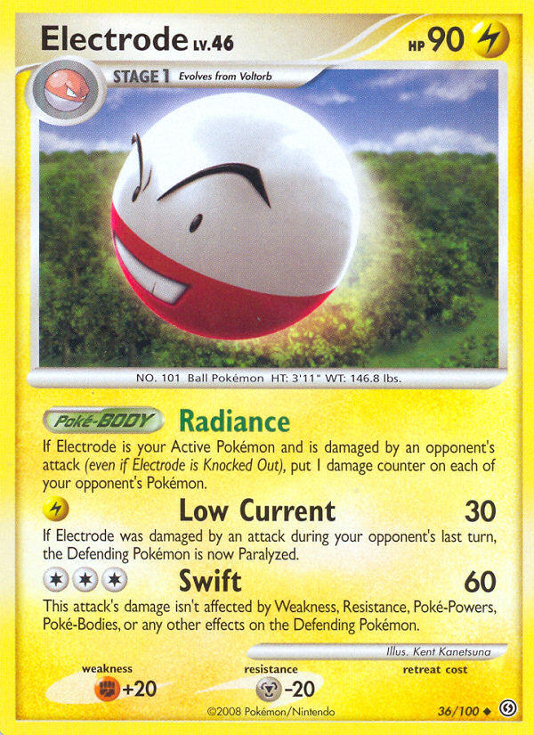 Electrode (36/100) [Diamond & Pearl: Stormfront] | Play N Trade Winnipeg