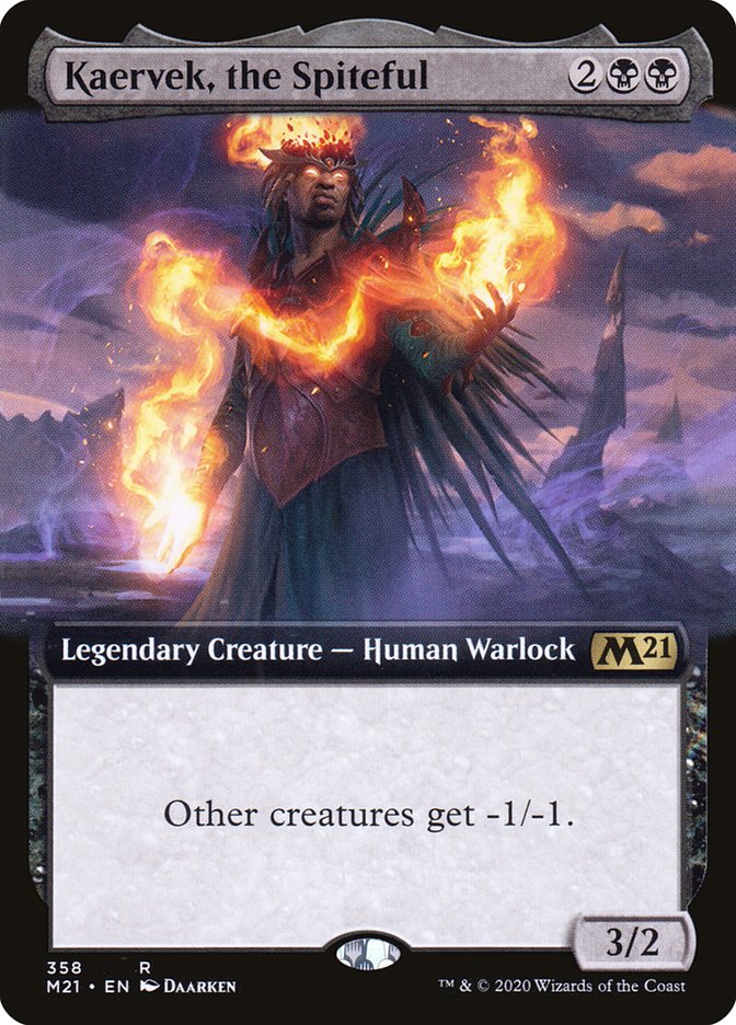 Kaervek, the Spiteful (Extended) [Core Set 2021] | Play N Trade Winnipeg