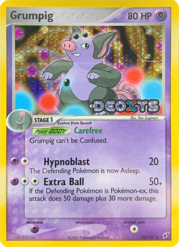 Grumpig (32/107) (Stamped) [EX: Deoxys] | Play N Trade Winnipeg