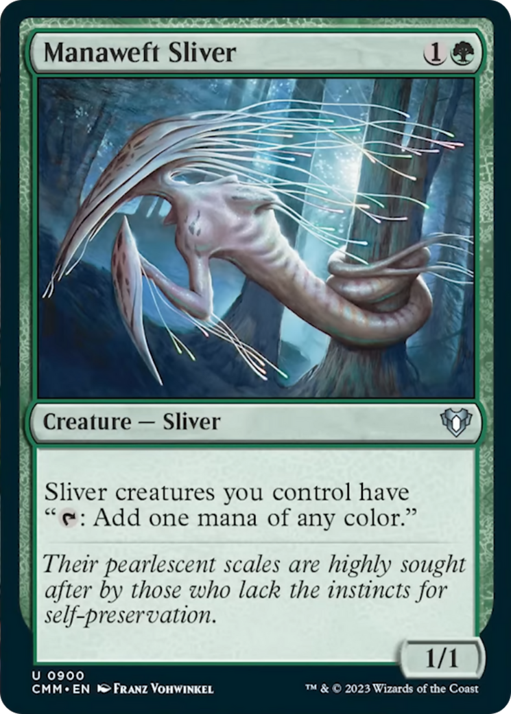 Manaweft Sliver [Commander Masters] | Play N Trade Winnipeg