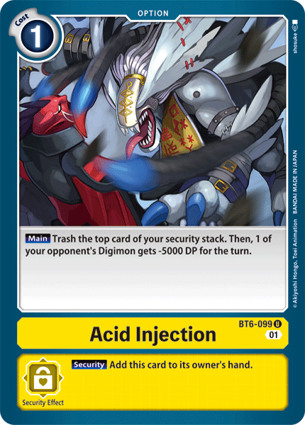 Acid Injection [BT6-099] [Double Diamond] | Play N Trade Winnipeg