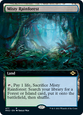 Misty Rainforest (Extended Art) [Modern Horizons 2] | Play N Trade Winnipeg