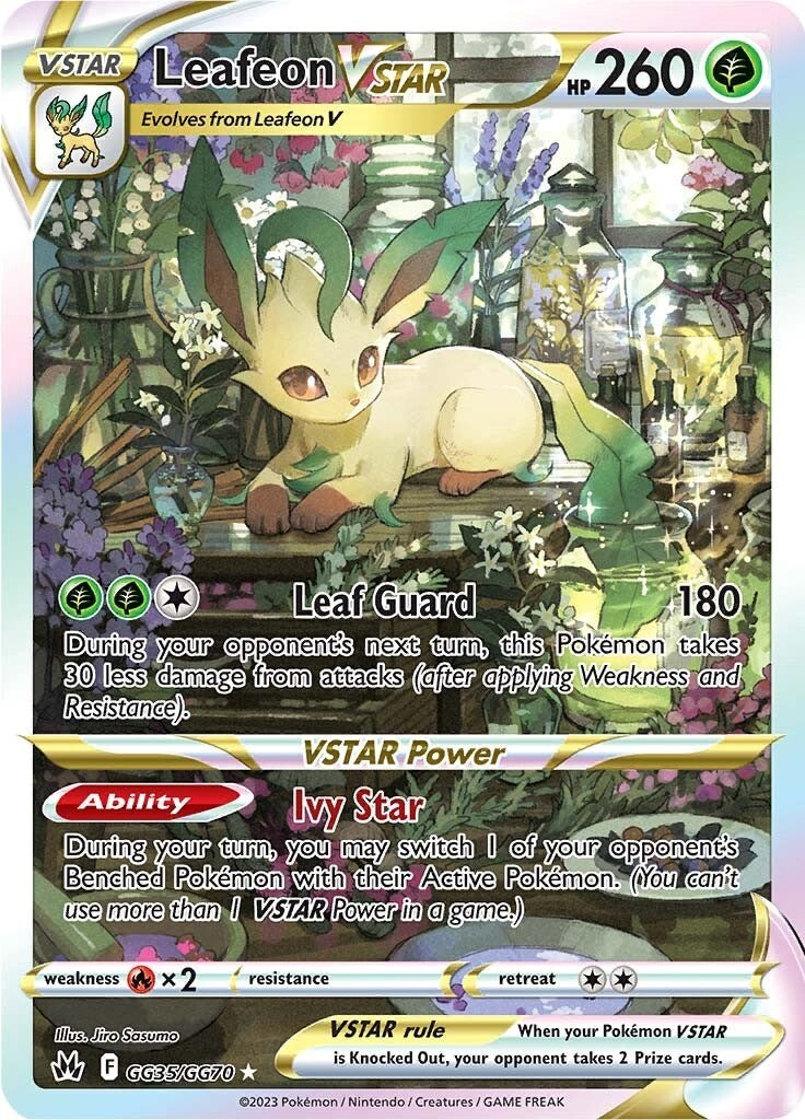 Leafeon VSTAR (GG35/GG70) [Sword & Shield: Crown Zenith] | Play N Trade Winnipeg