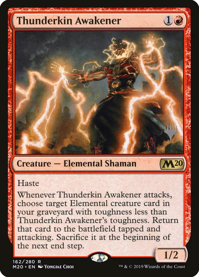 Thunderkin Awakener (Promo Pack) [Core Set 2020 Promos] | Play N Trade Winnipeg