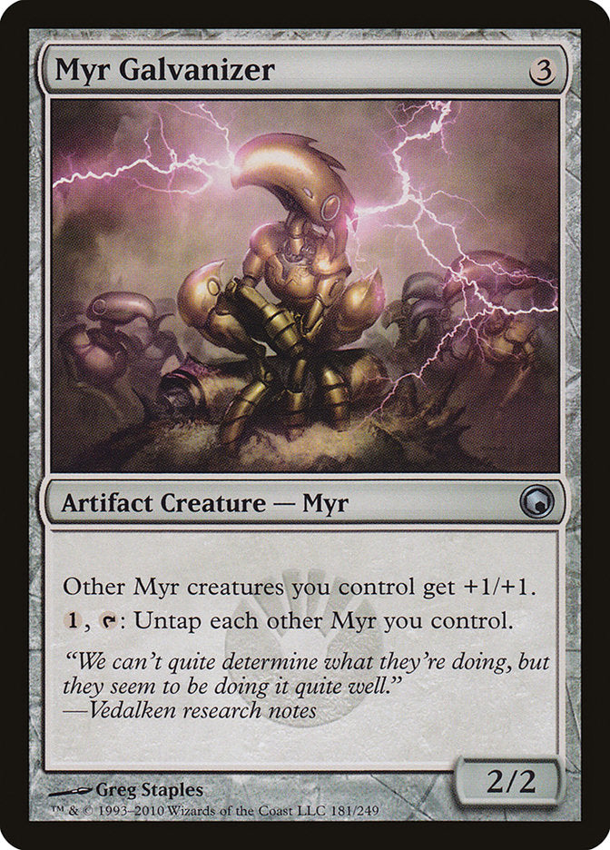 Myr Galvanizer [Scars of Mirrodin] | Play N Trade Winnipeg