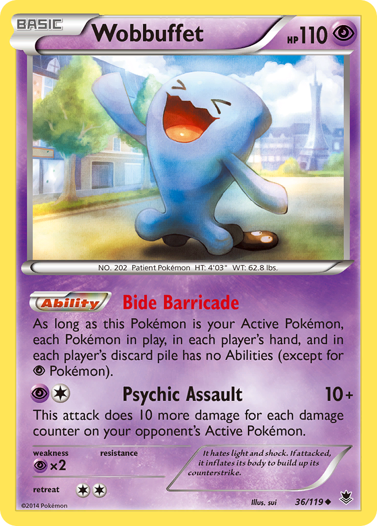 Wobbuffet (36/119) [XY: Phantom Forces] | Play N Trade Winnipeg