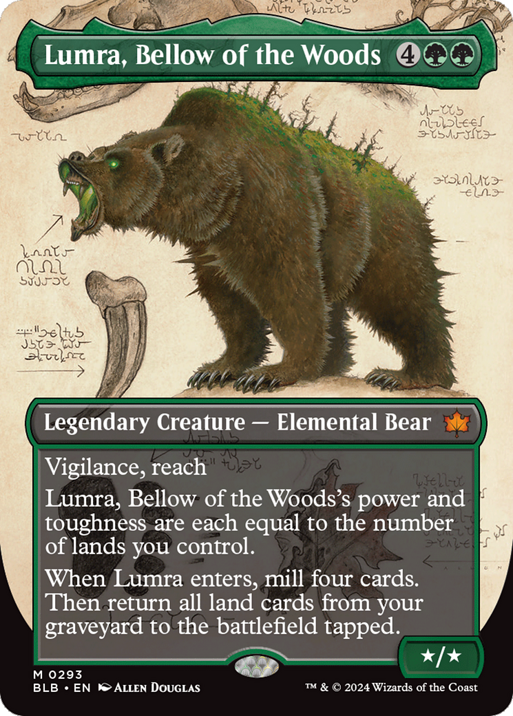 Lumra, Bellow of the Woods (Borderless) (0293) [Bloomburrow] | Play N Trade Winnipeg