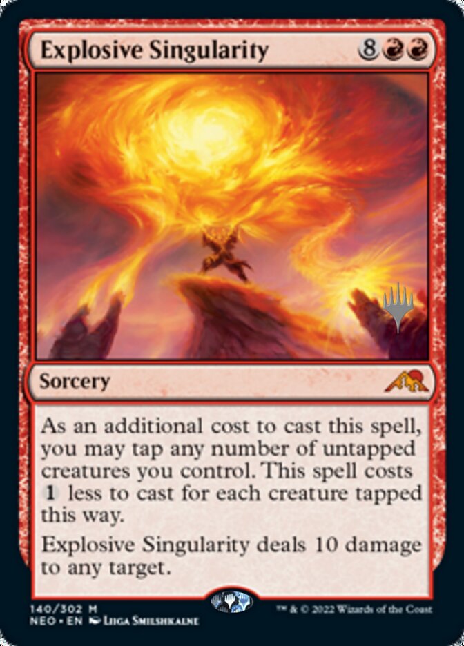 Explosive Singularity (Promo Pack) [Kamigawa: Neon Dynasty Promos] | Play N Trade Winnipeg