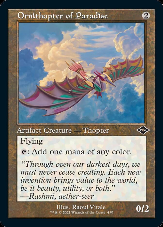 Ornithopter of Paradise (Retro Foil Etched) [Modern Horizons 2] | Play N Trade Winnipeg