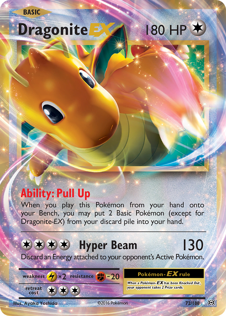 Dragonite EX (72/108) [XY: Evolutions] | Play N Trade Winnipeg