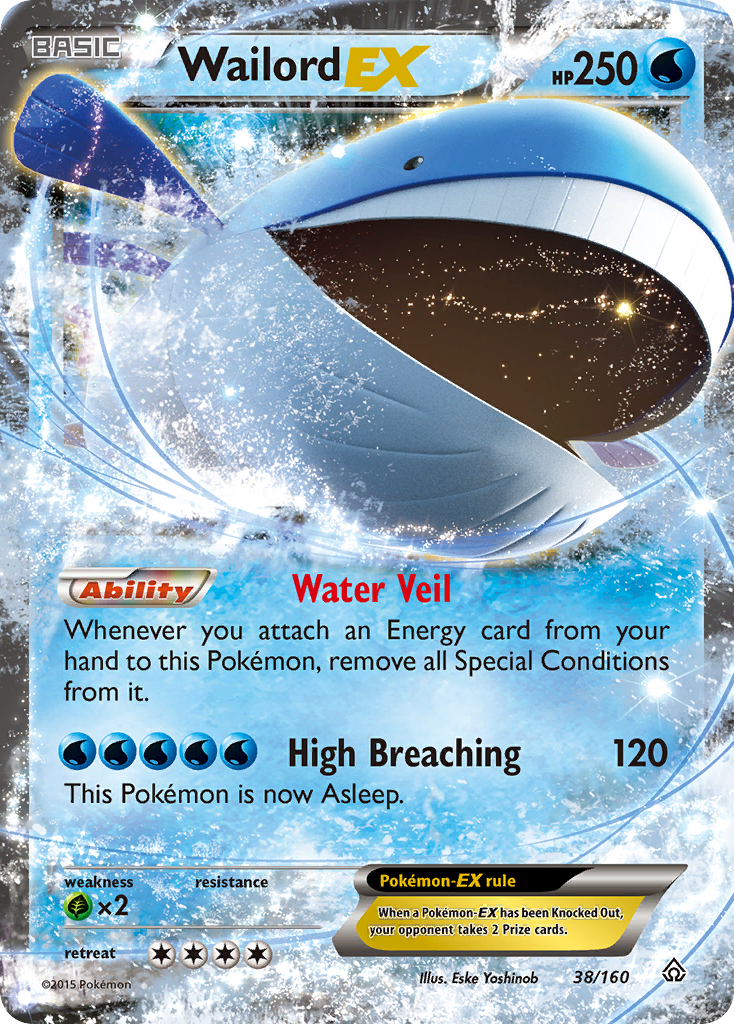 Wailord EX (38/160) [XY: Primal Clash] | Play N Trade Winnipeg