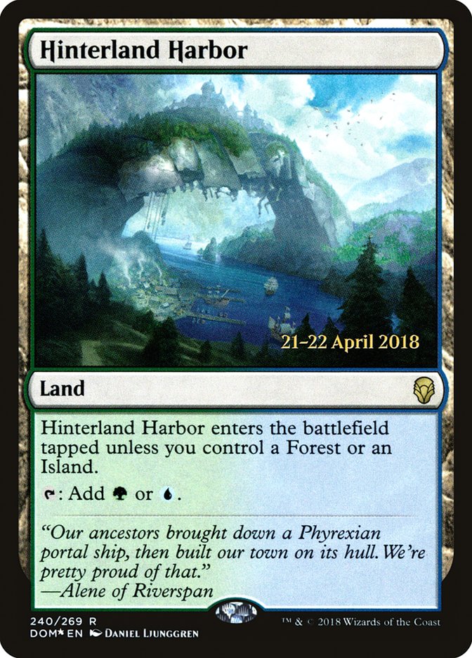 Hinterland Harbor  [Dominaria Prerelease Promos] | Play N Trade Winnipeg