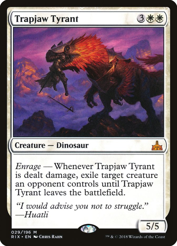 Trapjaw Tyrant [Rivals of Ixalan] | Play N Trade Winnipeg