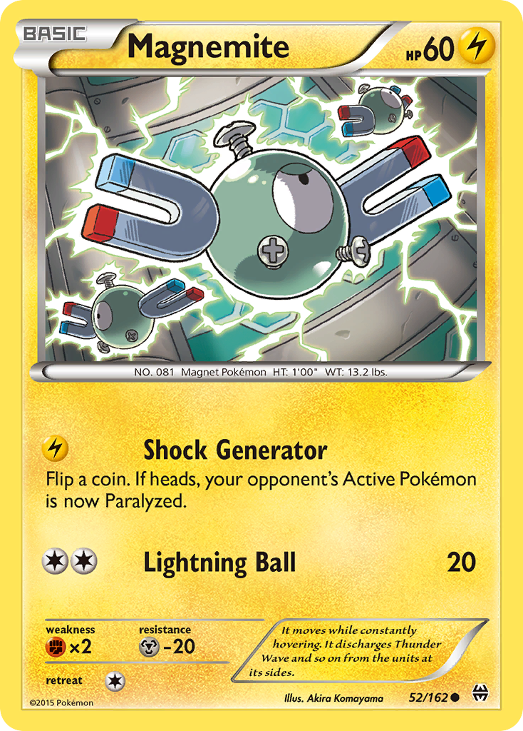 Magnemite (52/162) [XY: BREAKthrough] | Play N Trade Winnipeg