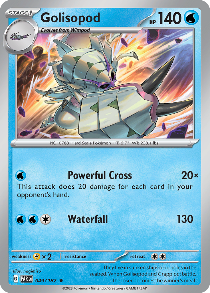 Golisopod (049/182) [Scarlet & Violet: Paradox Rift] | Play N Trade Winnipeg