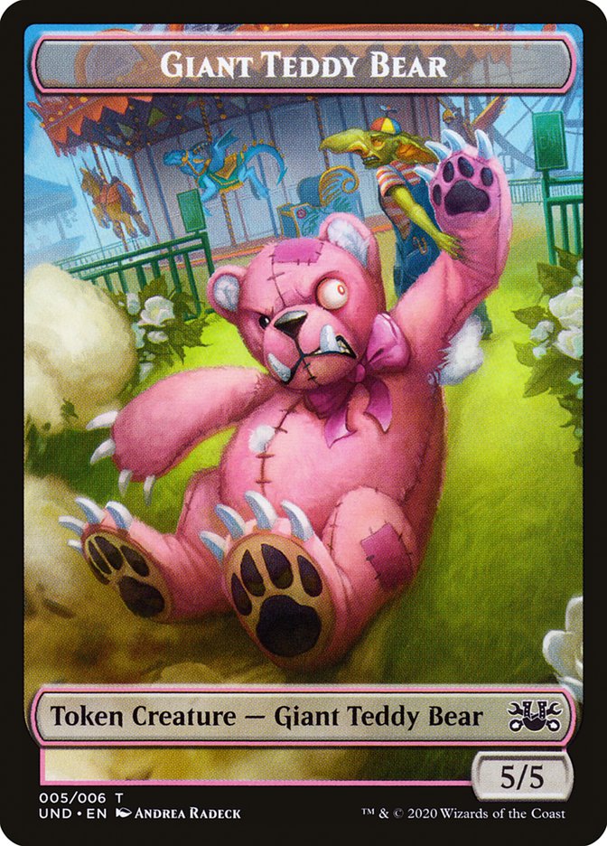 Goblin // Giant Teddy Bear Double-sided Token [Unsanctioned Tokens] | Play N Trade Winnipeg
