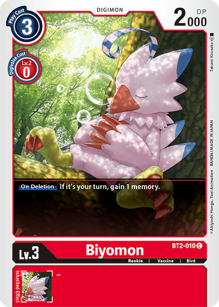 Biyomon [BT2-010] [Release Special Booster Ver.1.5] | Play N Trade Winnipeg