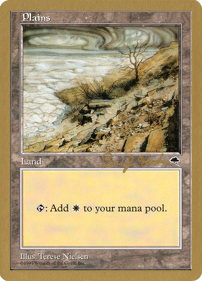 Plains (bh332) (Brian Hacker) [World Championship Decks 1998] | Play N Trade Winnipeg