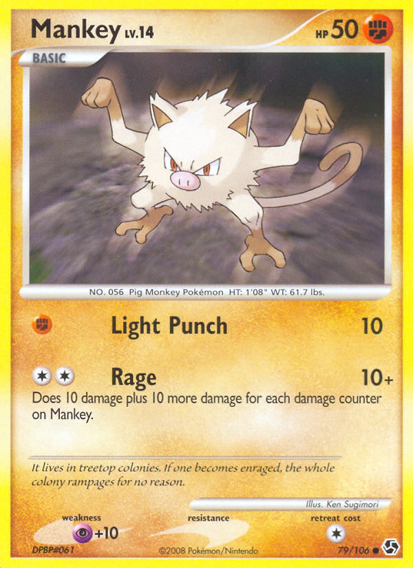 Mankey (79/106) [Diamond & Pearl: Great Encounters] | Play N Trade Winnipeg