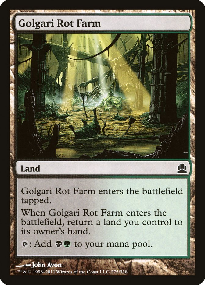 Golgari Rot Farm [Commander 2011] | Play N Trade Winnipeg