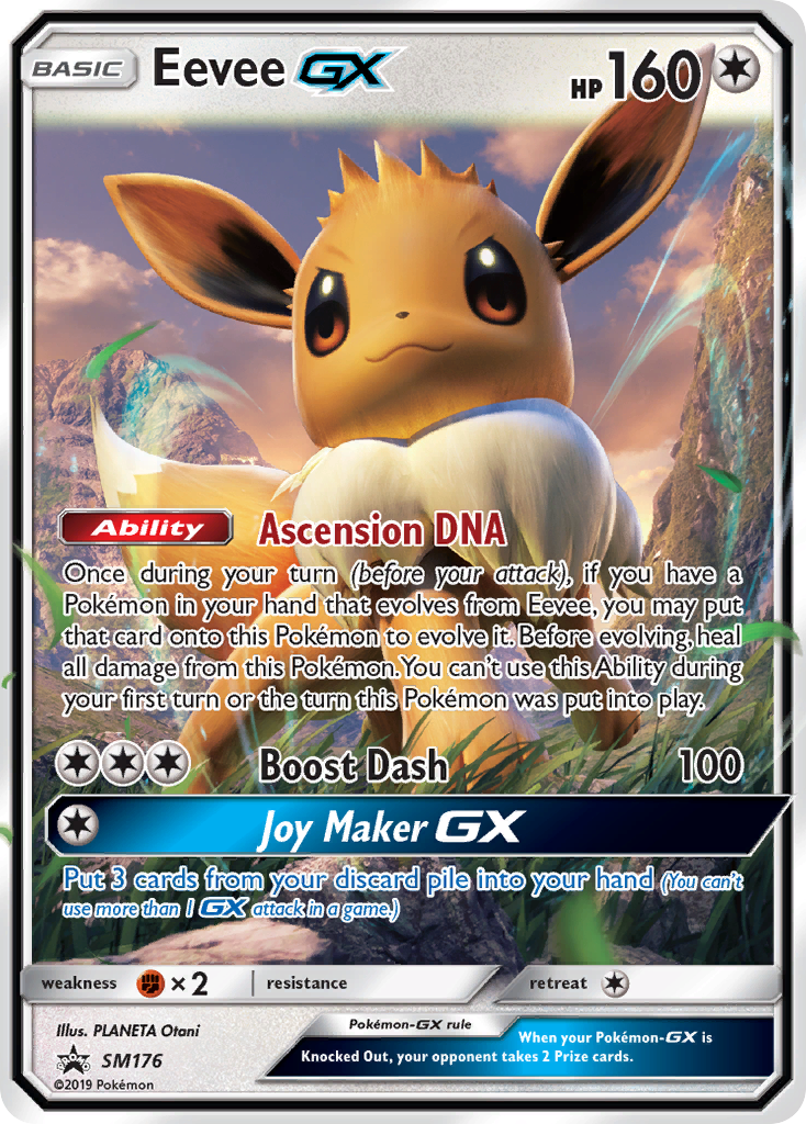 Eevee GX (SM176) (Jumbo Card) [Sun & Moon: Black Star Promos] | Play N Trade Winnipeg