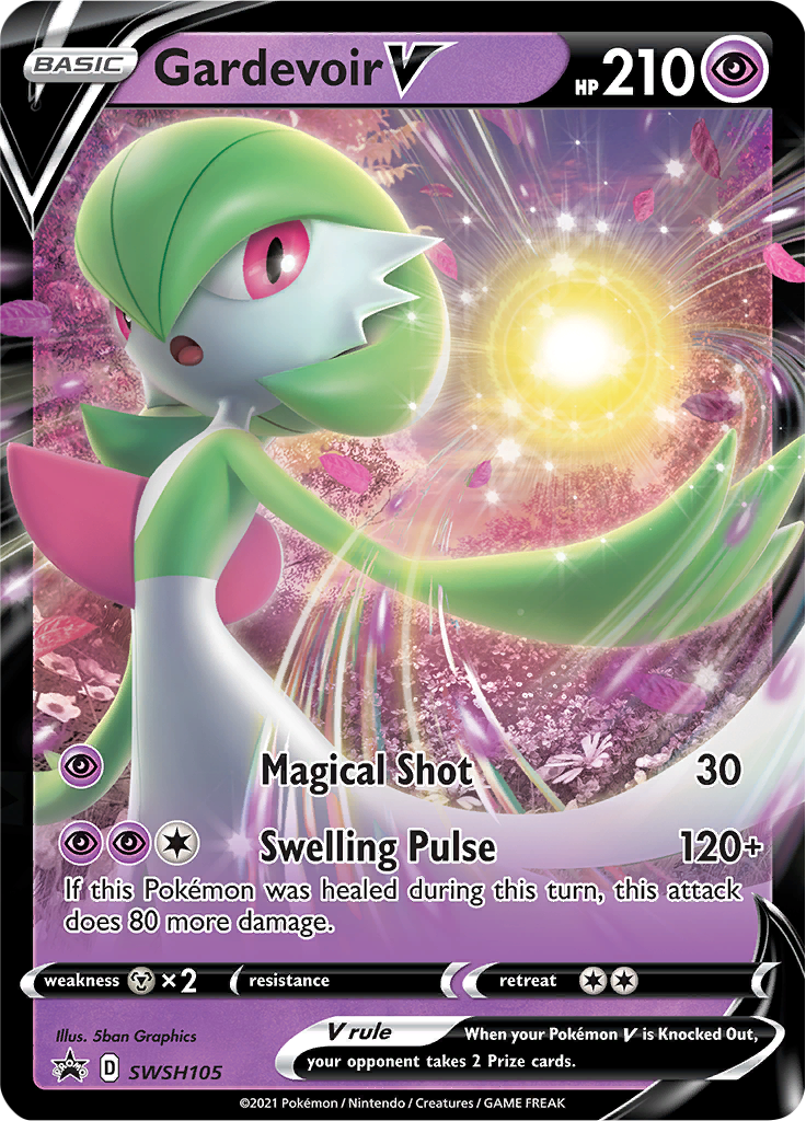 Gardevoir V (SWSH105) [Sword & Shield: Black Star Promos] | Play N Trade Winnipeg