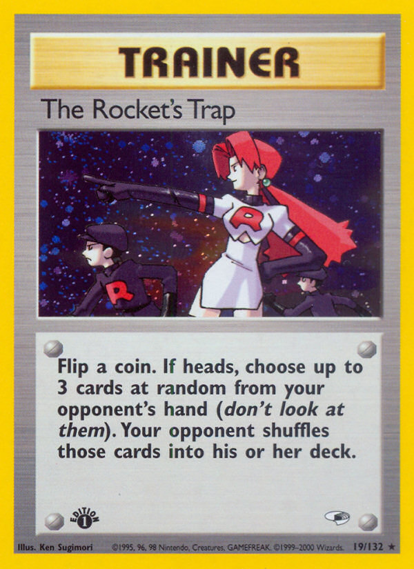 The Rocket's Trap (19/132) [Gym Heroes 1st Edition] | Play N Trade Winnipeg