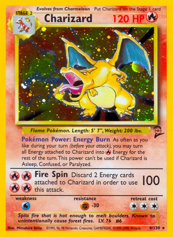 Charizard (4/130) [Base Set 2] | Play N Trade Winnipeg