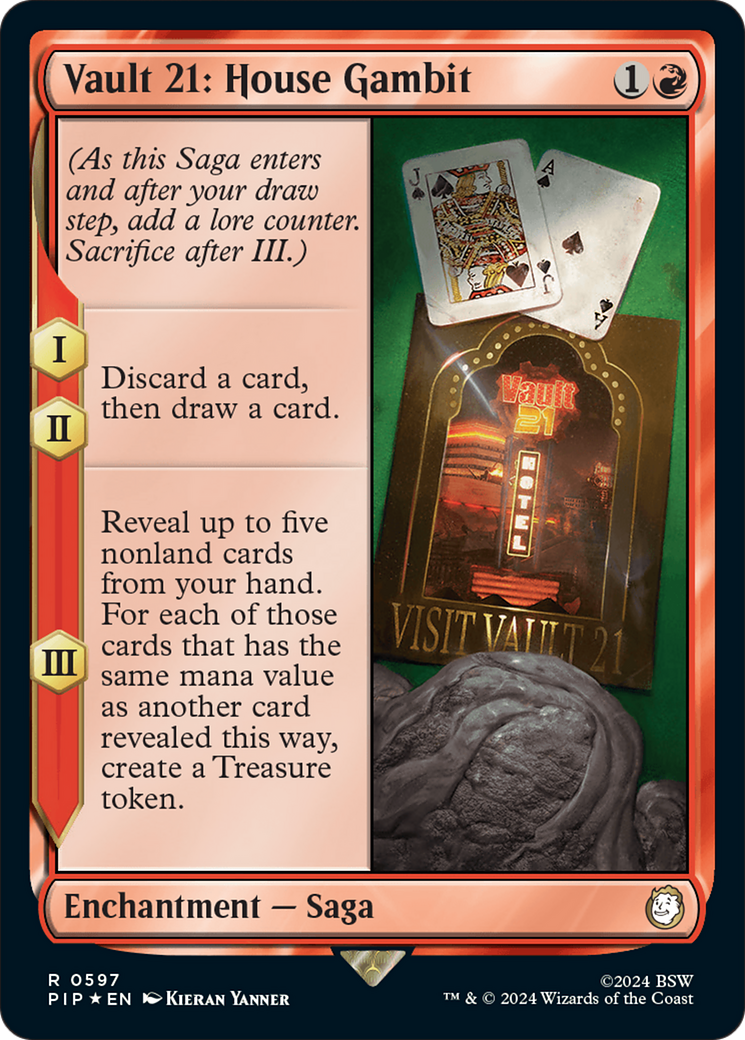 Vault 21: House Gambit (Surge Foil) [Fallout] | Play N Trade Winnipeg