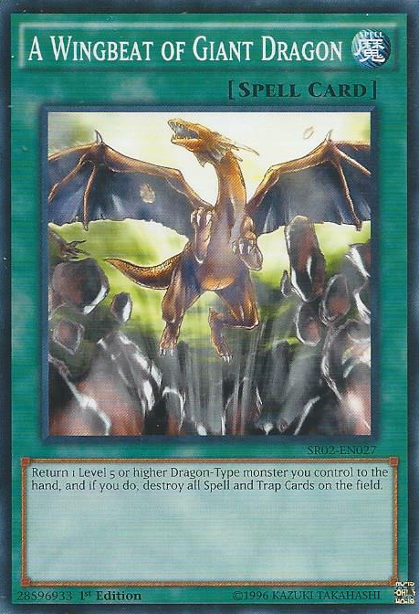 A Wingbeat of Giant Dragon [SR02-EN027] Common | Play N Trade Winnipeg