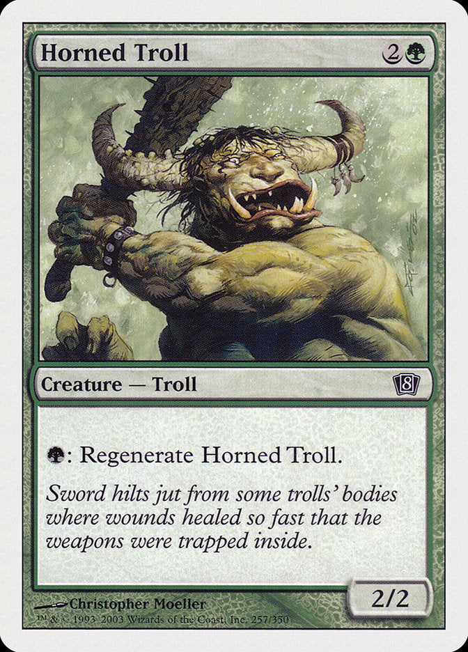 Horned Troll [Eighth Edition] | Play N Trade Winnipeg