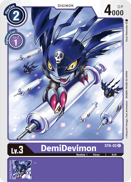 DemiDevimon [ST6-02] [Starter Deck: Venomous Violet] | Play N Trade Winnipeg