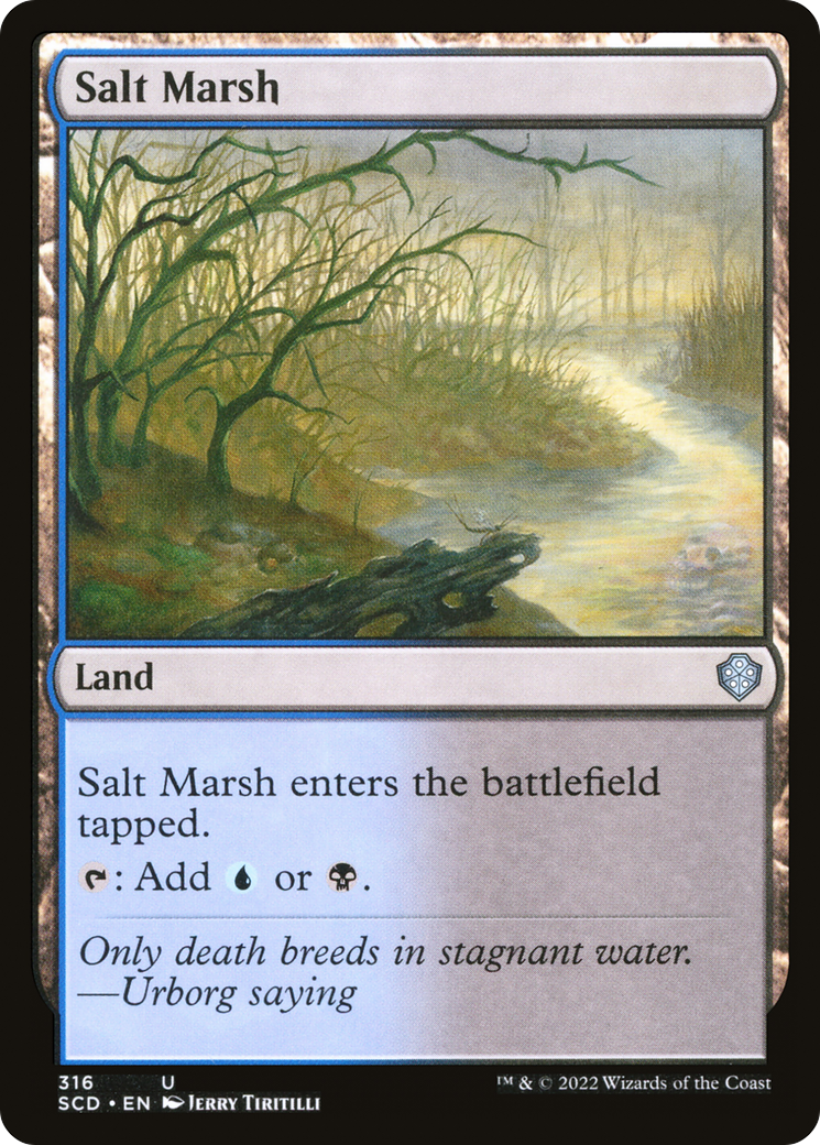 Salt Marsh [Starter Commander Decks] | Play N Trade Winnipeg
